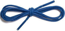 Waxed Cotton Round Shoelaces 1/8" Thick Solid Colors For Dress Shoes
