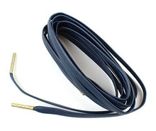 Flat Sheepskin Leather Shoelaces 1/4" Wide 51" Long Metal Agelts - Great For Sneakers and Shoes
