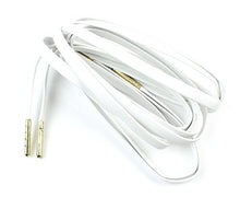 Flat Sheepskin Leather Shoelaces 1/4" Wide 51" Long Metal Agelts - Great For Sneakers and Shoes