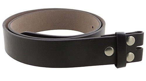 Leather Belt Strap with Smooth Grain Finish 1.5