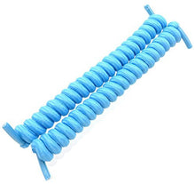 Curly Twister Elastic No-Tie Shoelaces - Solid Colors/One Size Fits Most