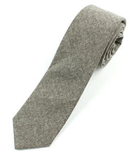 Men's Chambray Cotton Skinny Necktie Tie - 2 1/2" Width Textured Distressed Style